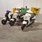(Locatie Groningen) 3x Bezorgscooter t.b.v. onderdelen, Sym, X Pro 50